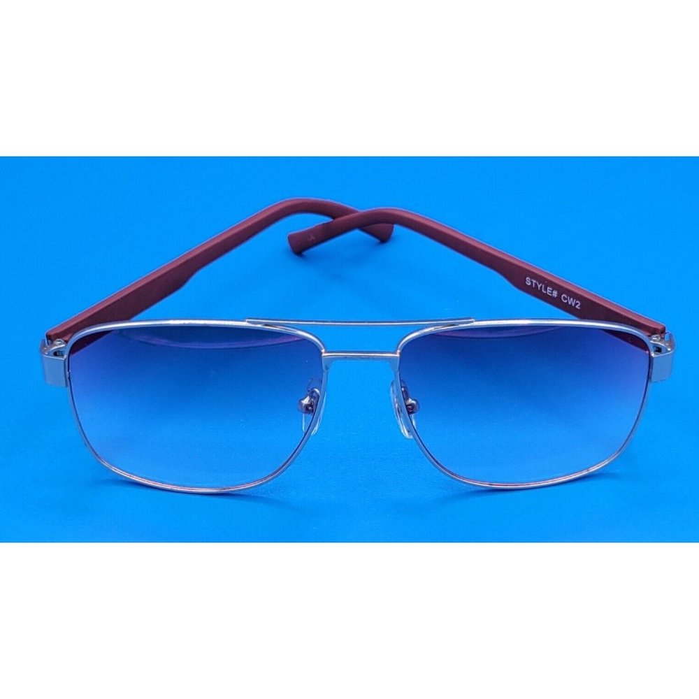 Sunglasses Pink Lenses Gold/Red Frames